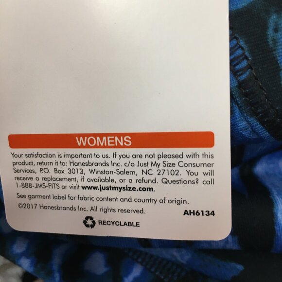 JUST My Size Women's Active Stretch Capri , Wingspan Odyssey color, Size 1 X-16W - Picture 8 of 9